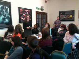 Breakout group at Swansea ScienceGrrl launch